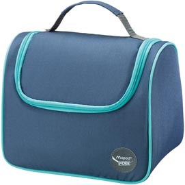 Lunch bag - picnick easy - 20x25x18cm - azzurro/blu - maped