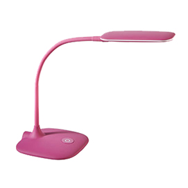 Lampada da tavolo a led candy - 16x16x33 cm -  rosa - alco