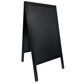 Lavagna a cavalletto - nero - 54,5x85x44 cm - securit