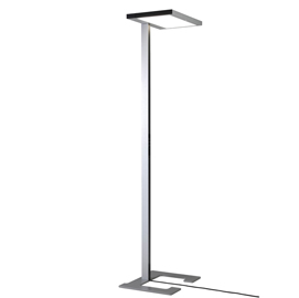 Lampada da terra luctra vitawork - 7000 lumen con distribuzione luminosa asimmetrica - 7 sym - alluminio - unilux