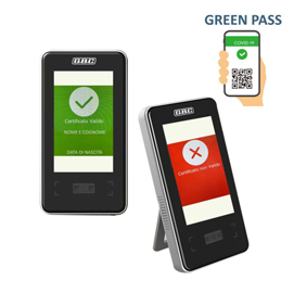 Lettore qr code - per green pass - gbc