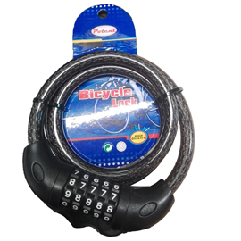 Lucchetto a spirale - a combinazione - d 12 x 1000 mm - meltaplus