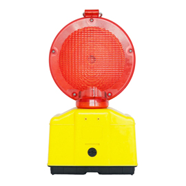 Lampeggiante stradale double blink road - led - giallo fluo/rosso - velamp