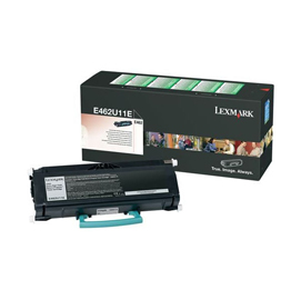 Lexmark/ibm - cartuccia - nero - e462u11e - return program - 18.000 pag