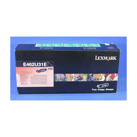 Lexmark/ibm - toner - nero - e462u31e - return program - 18.000 pag
