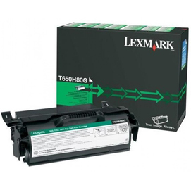 Lexmark/ibm - toner - nero - t650h80g - 25.000 pag