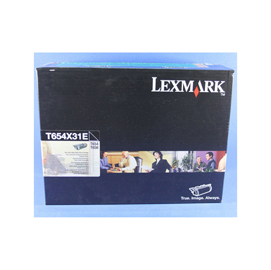 Lexmark/ibm - toner - nero - t654x31e - return program - 36.000 pag