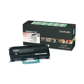 Lexmark/ibm - toner - nero - x264a11g - return program - 3.500 pag