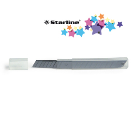 Lame di ricambio - 9 mm - universali - per cutter - starline - blister 10 lame