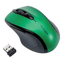 Mouse pro fit  di medie dimensioni - wireless - verde smeraldo - kensington