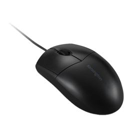 Mouse pro fit  lavabile - con cavo- nero - kensington
