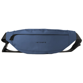 Marsupio drop - 37 x 14 x 5 cm - gomma - blu - in tempo