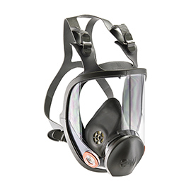 Maschera pieno facciale medium 6800 - riutilizzabile - 3m