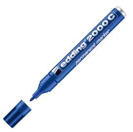 Marcatore edding 2000c - punta tonda da 1,5mm a 3,0mm - blu - edding