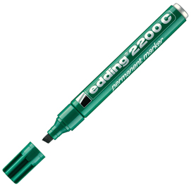 Marcatore edding 2200c  - punta a scalpello da 1,5 a 5,0mm - verde - edding