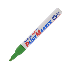 Marcatore artline paint marker - punta 2,3mm tonda - verde - artline