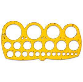 Maschera cerchi 7126 -  1/55mm - con smusso - arda