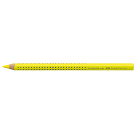 Matita evidenziatore textliner dry 1148 grip jumbo - diametro mina 5,4mm - giallo - faber castell