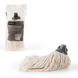 Mop moccioso - cotone - 240 gr - bianco - perfetto