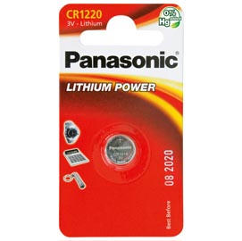 Micropila cr1220 - litio - panasonic - blister 1 pezzo