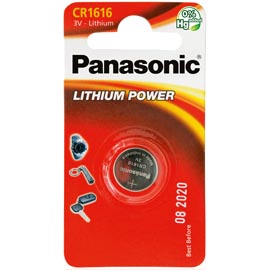 Micropila cr1616 - litio - panasonic - blister 1 pezzo