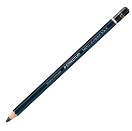 Matita di grafite tipo carboncino mars lumograph black - gradazione 2b - staedtler
