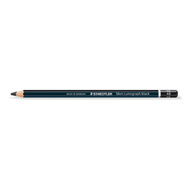 Matita di grafite tipo carboncino mars lumograph black - gradazione 4b - staedtler