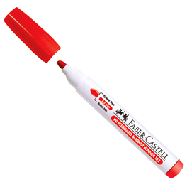 Marcatore whiteboard marker winner 152 - punta 2,2mm - rosso - faber castell
