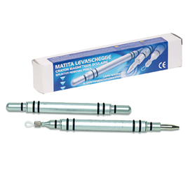 Matita levaschegge - diametro 10 mm - lunghezza 1,2 cm - alluminio anodizzato - pvs