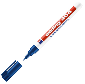 Marcatore permanente 404 - punta extra-fine 0,75mm  - blu - edding