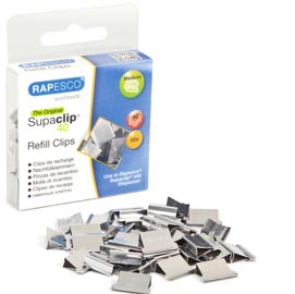 Molle di ricambio per supaclip® 40 - acciaio - rapesco - conf. 50 pezzi