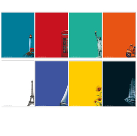 Maxiquaderno a4 20fg+1 - 80g - quadretto 5mm - serie cromie 2019 - blasetti