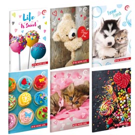 Maxiquaderno a4 36fg+2 100gr 1rigo c/margine girl be more special 2018 bm