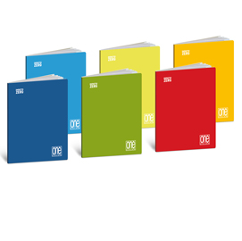 Maxiquaderni one color impatto zero + 6 scat. Foglietti - 20 + 1 fg - 1 rigo - blasetti - box 12 + 6 pezzi