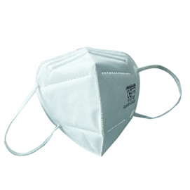 Mascherine bianca ffp2 pieghevole s/valvola