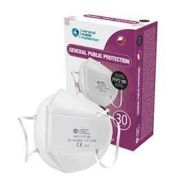 Mascherine bianca ffp2 pieghevole s/valvola imb.singolarmente ce1024