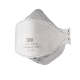Mascherina aura 9310+ ffp1 - senza valvola - monouso - 3m - conf. 20 pezzi (imbustati singolarmente)