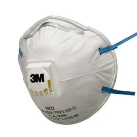 Mascherina 8822 classic ffp2 - con valvola - monouso - 3m - conf. 10 pezzi (imbustati singolarmente)