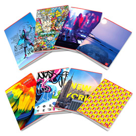 Maxiquaderno assortimento ragazzo - a4 - 1 rigo - 42 fogli - 80 gr - pigna