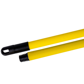 Manico frosted - con vite a filetto universale - 130 cm - giallo - la briantina professional