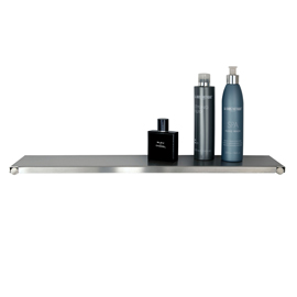 Mensola - 59 x 12 x 2 cm - acciaio inox - satinato - laminart