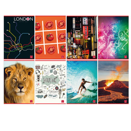 Maxiquaderno assortimento ragazzo - a4 - 5 mm - c/margine - 42 fogli - 80 gr - pigna