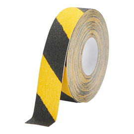 Nastro adesivo antiscivolo 50mmx15m giallo/nero duraline grip+ durable