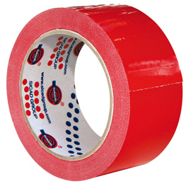Nastro adesivo 66mtx50mm rosso pvc 350 eurocel