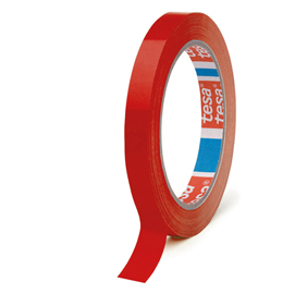 Nastro adesivo per sigillatore - pvc - 9 mm x 66 mt - rosso - tesa