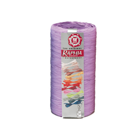 Nastro raphia synthetic - lavanda 27 - 200mt - bolis