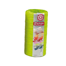 Nastro raphia synthetic - verde 33 - 200mt - bolis