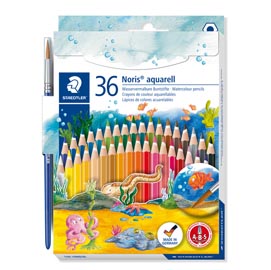 Noris aquarell - pastelli colorati - staedtler  - astuccio 36 colori