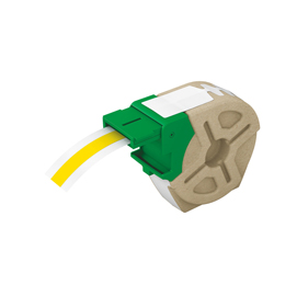 Nastro per icon - 12 mm x10 mt - plastica - permanente - giallo - leitz