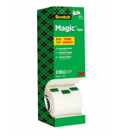 Nastro adesivo scotch  magic 810 - value pack 7+1 rotoli